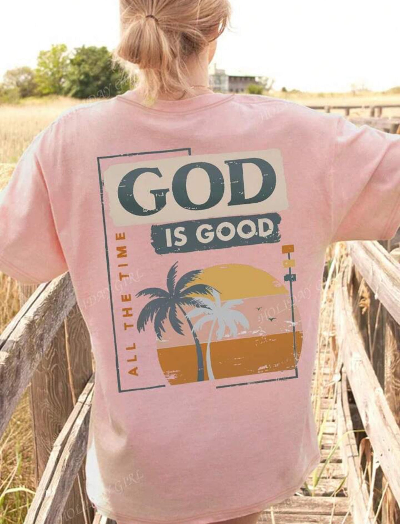 Camiseta cristiana de manga corta para mujer - Conoce a Jesús, conoce la paz