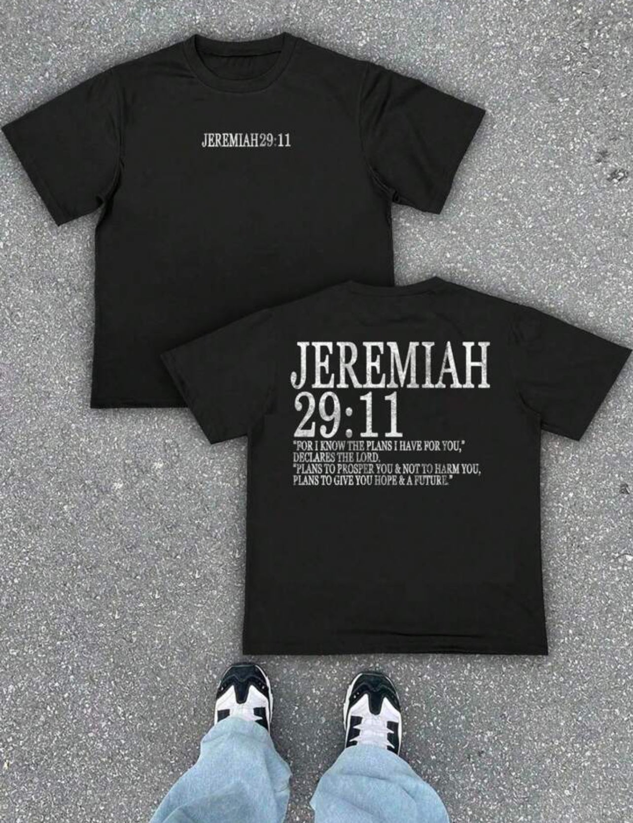 Christian Women's Short Sleeve Tee - Jeremiah 29:11